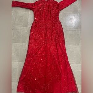 Red dress new size 22